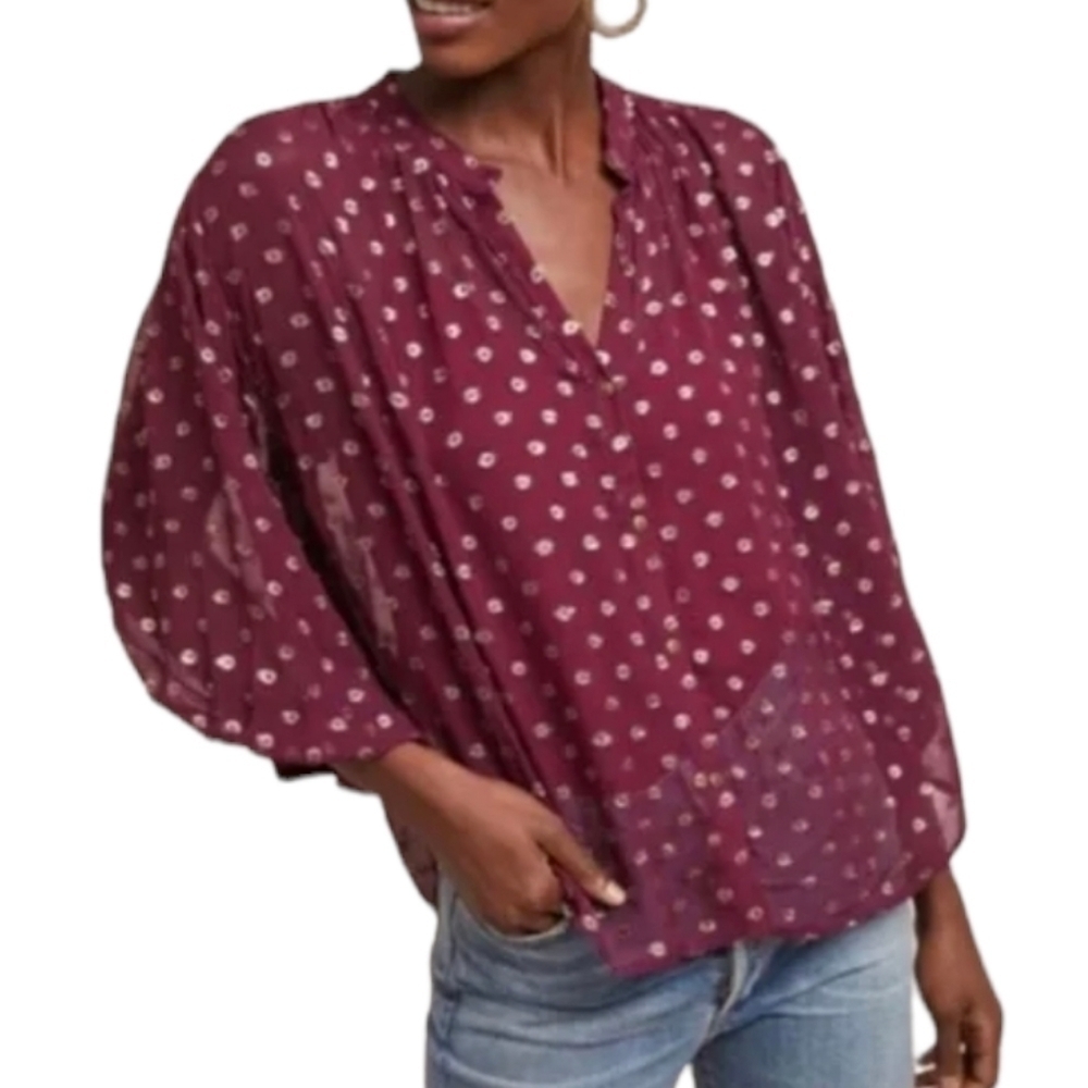 Anthropologie Moulinette Soeurs blouse